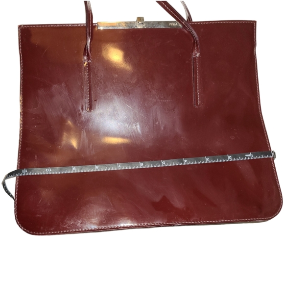 FURLA Bordeaux Shoulder Leather Bag - Picture 3 of 6
